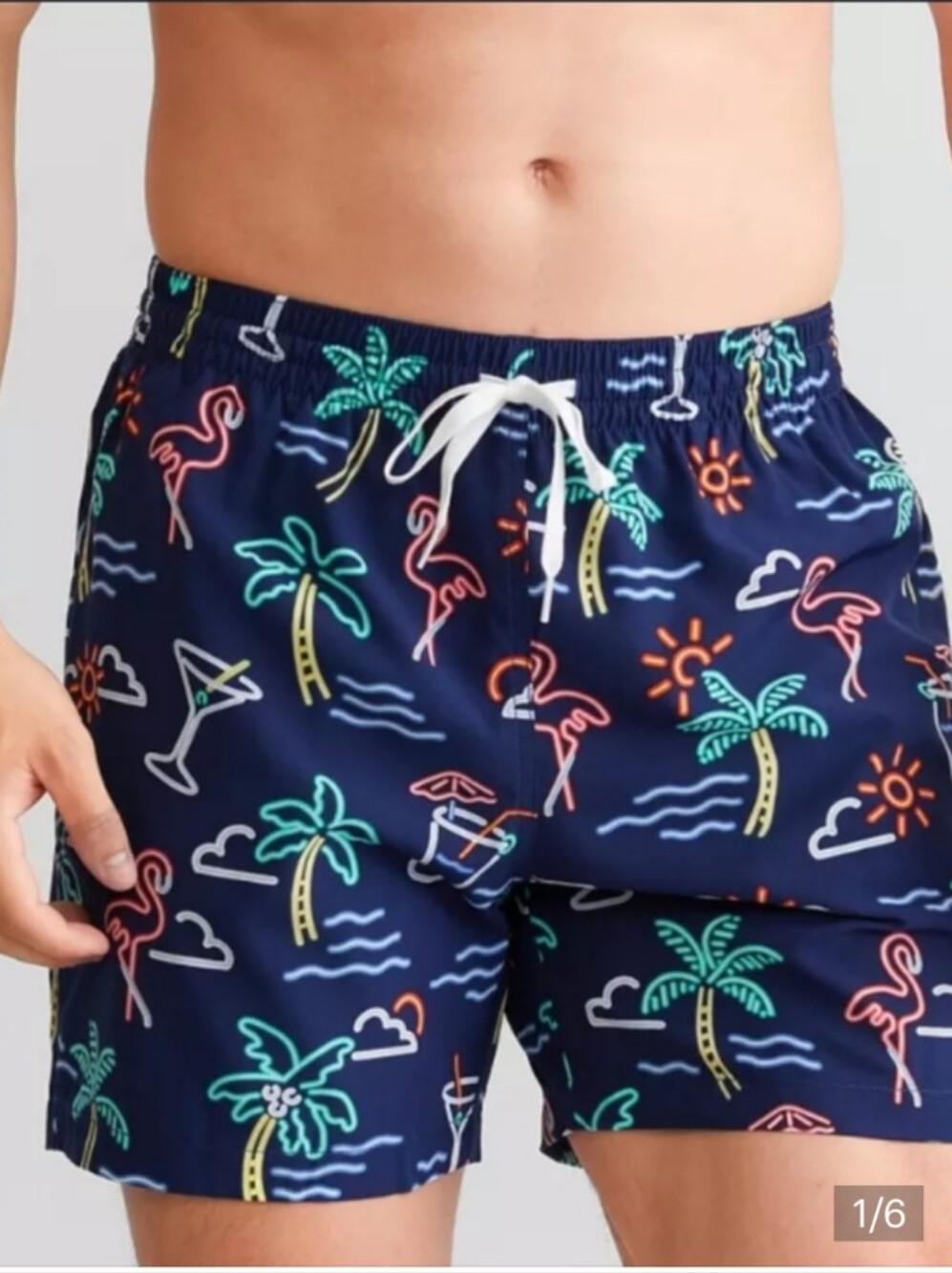 Chubbies Neon Lights Swim Trunks 7"